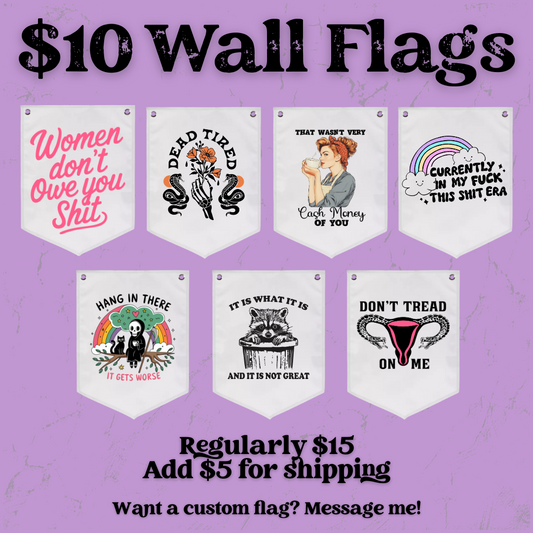 $10 Wall Flags