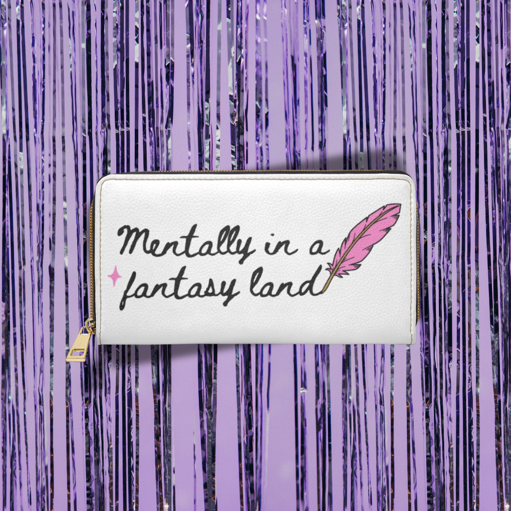 Mentally In A Fantasy Land PU Leather Wallet