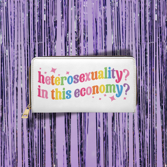 Heterosexuality? In This Economy? PU Leather Wallet