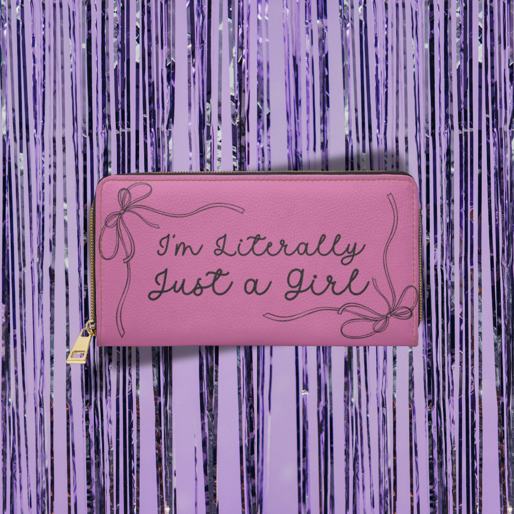 Literally Just A Girl PU Leather Wallet