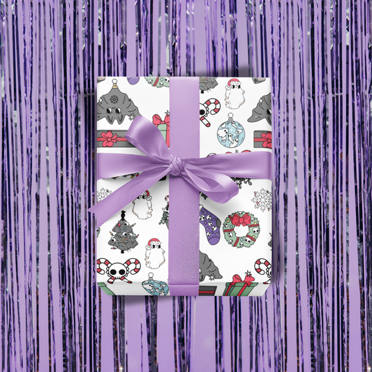 Festive and Feral Wrapping Paper