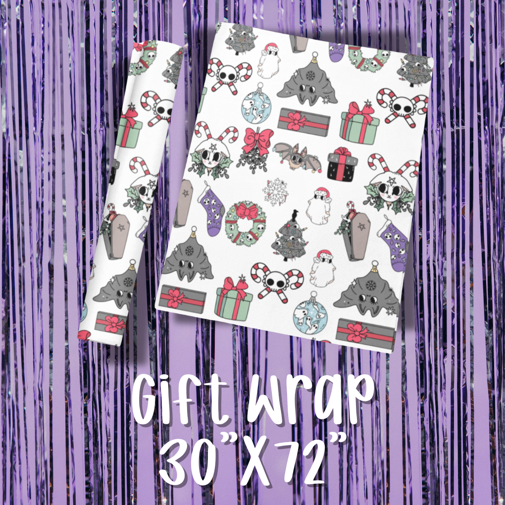 Festive and Feral Wrapping Paper