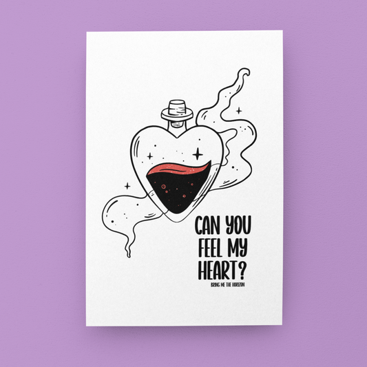 Can You Feel My Heart Greeting Card